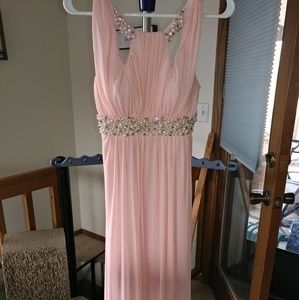 Pink Prom dress! WORN ONCE!